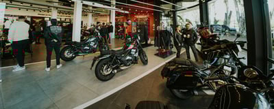 Inauguración Moto Morini Leloir